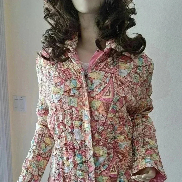 Jacket Reversible TOP silk M - Picture 3 of 9